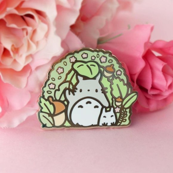 Loveaprilmoon Accessories - My Neighbor Totoro Studio Ghibli Forest Loveaprilmoon Pin